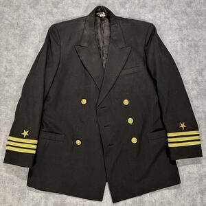 Vintage 90s US Navy Captain Mess Dress Jacket Patriot Weintraub Bros USA 40R